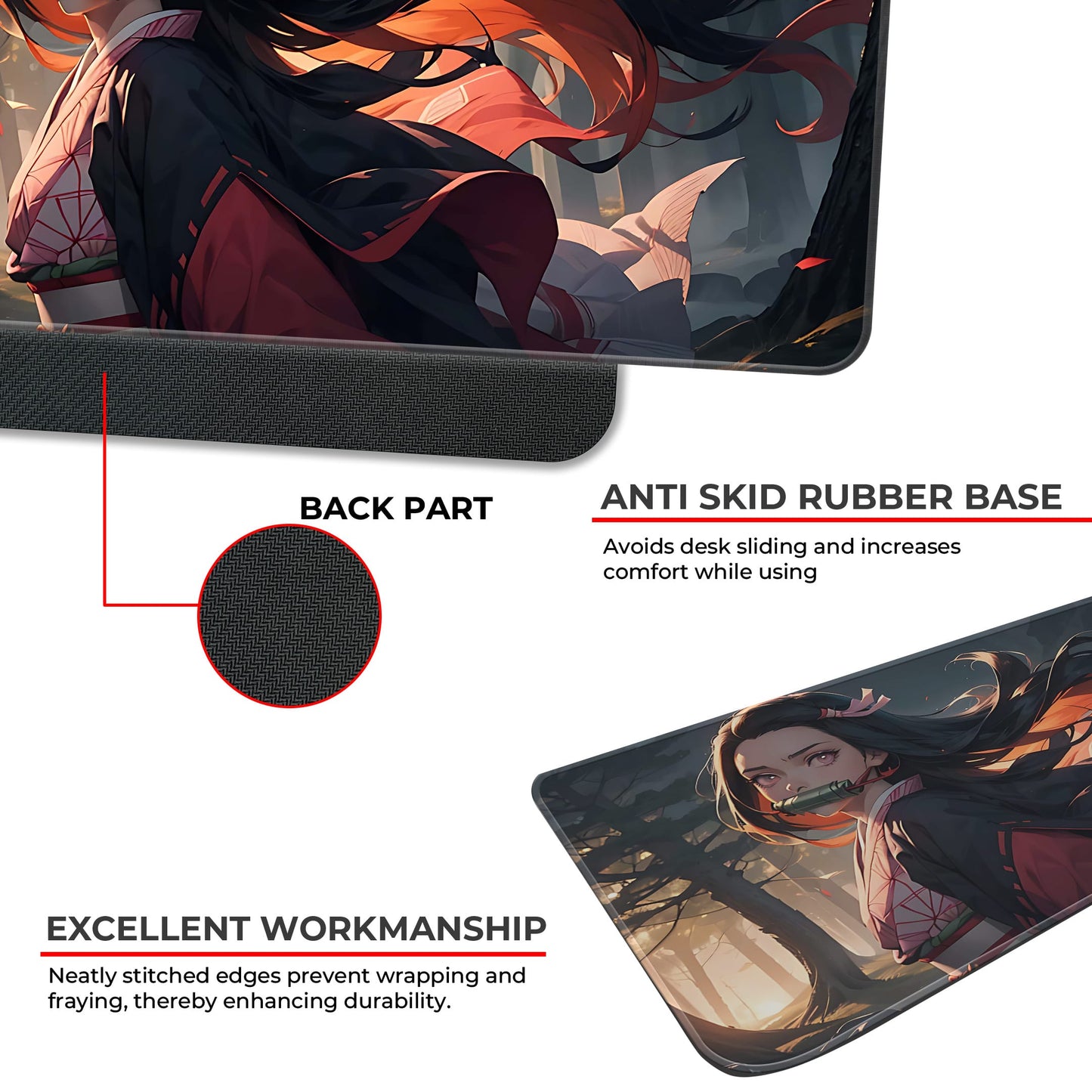 Nezuko Kamado - E-XL Mousepad image 2
