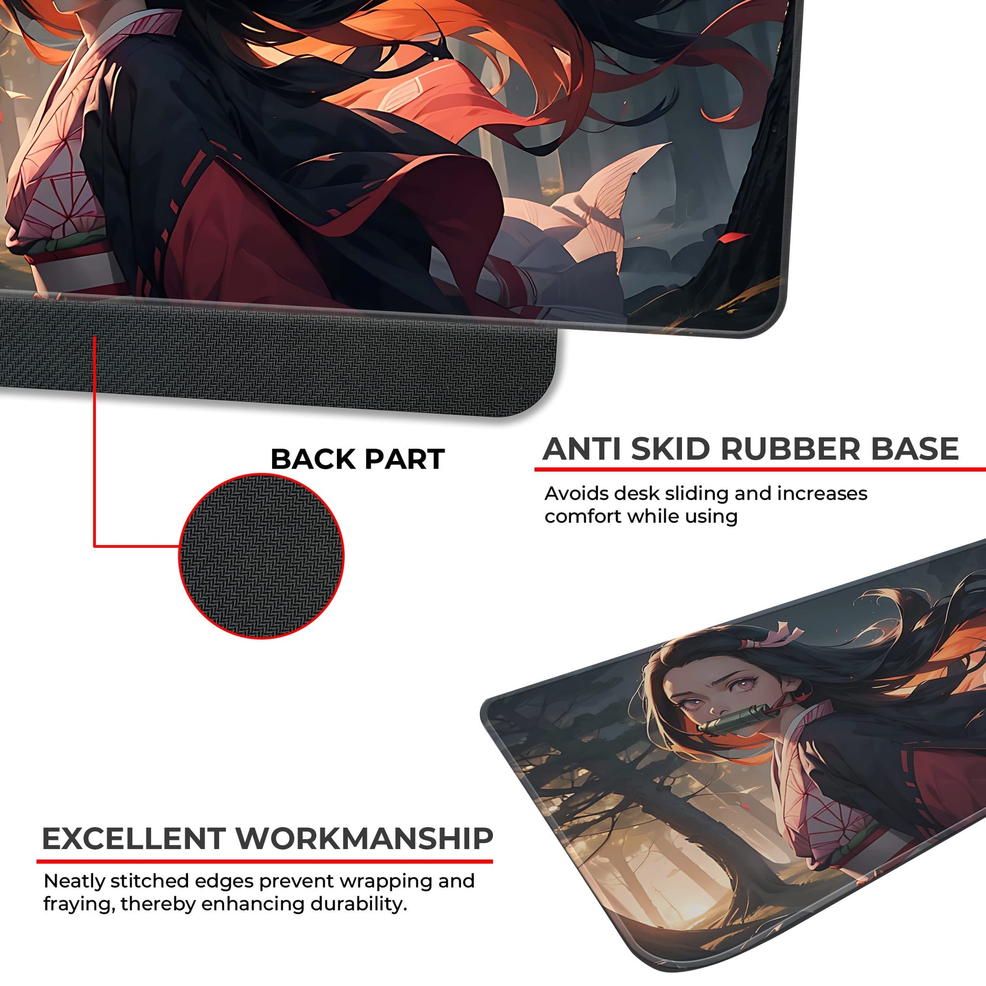 Nezuko Kamado - E-XL Mousepad image 2