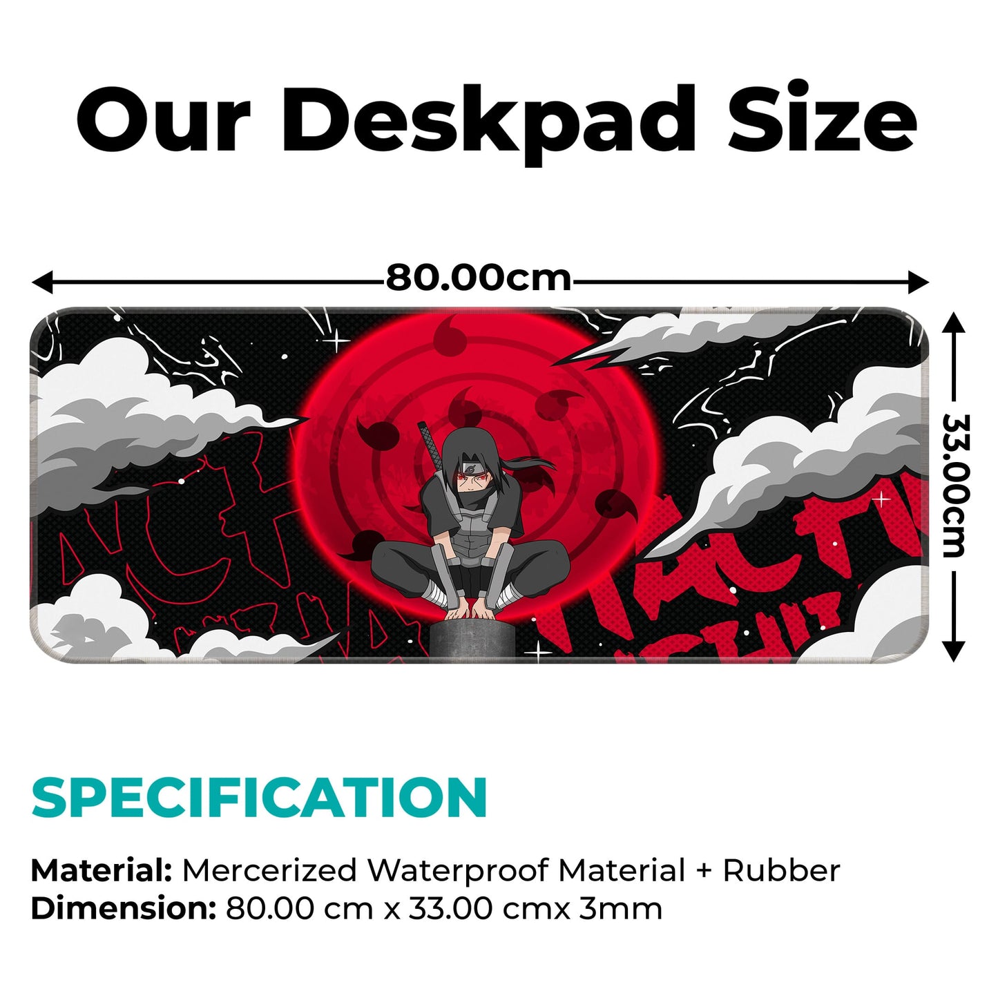 Itachi Uchiha - E-XL Mousepad image 1