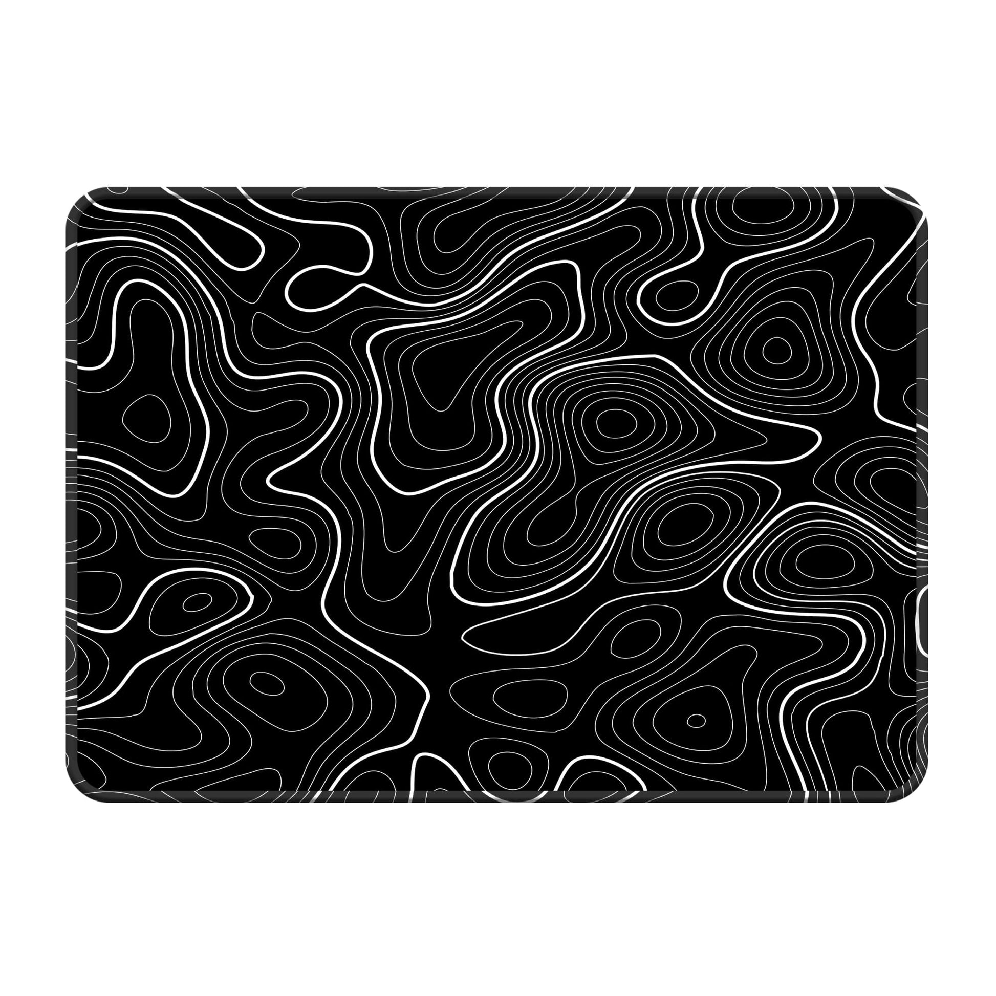 Black Topography - S Size Mousepad image 0