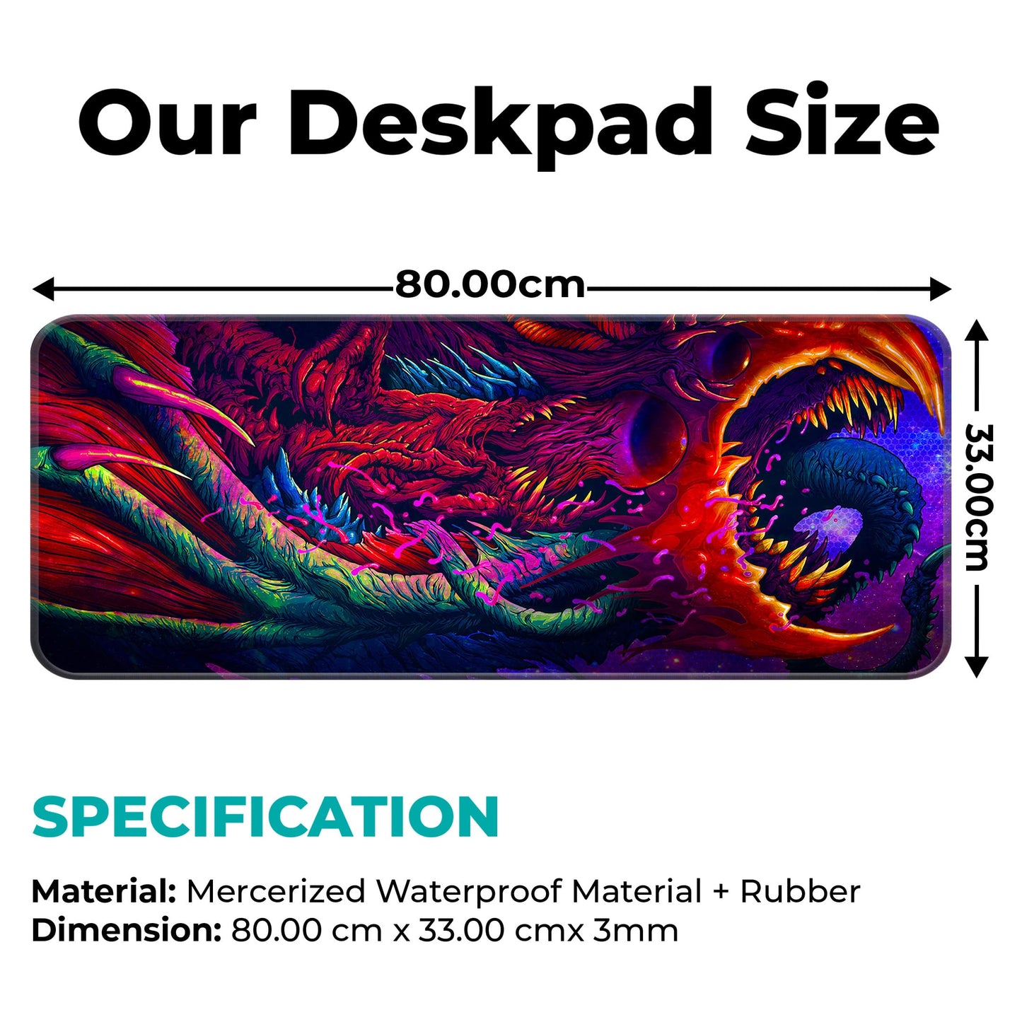 Hyperbeast - III - E-XL Mousepad image 1