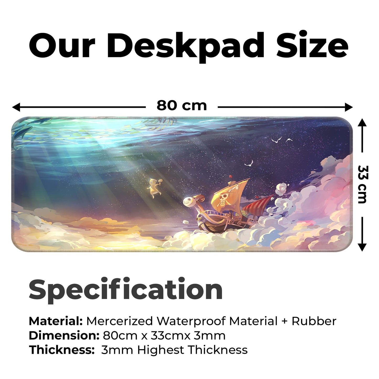 Going Merry - I - E-XL Mousepad image 1