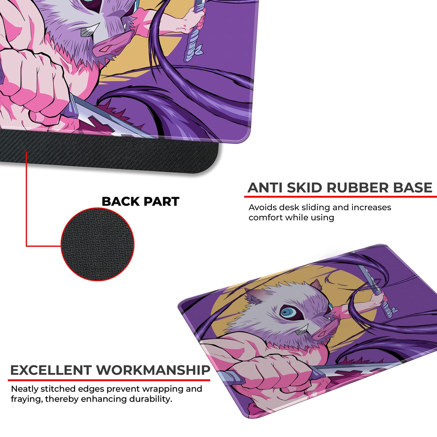 Inosuke Hashiriba - S Size Mousepad image 3