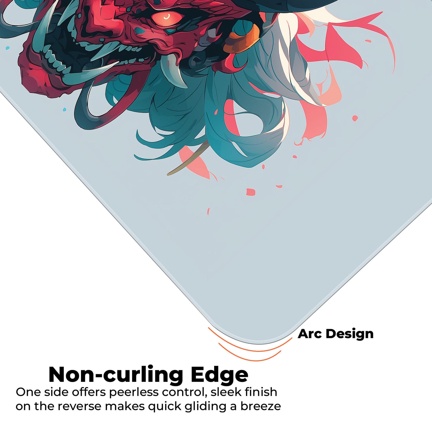 Oni Mask - Light - E-XL Mousepad image 4