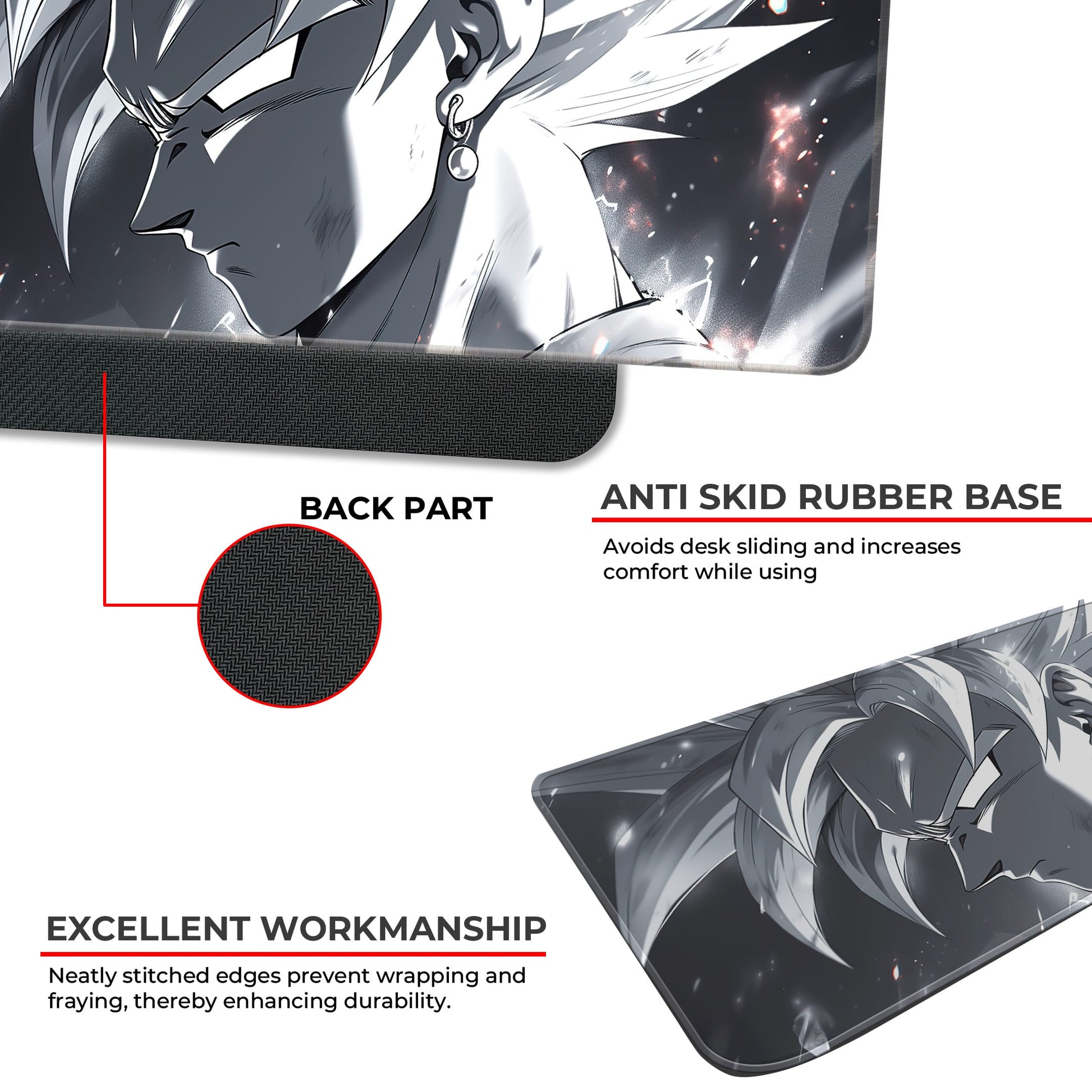 DBZ - Goku Ultra Instinct - E-XL Mousepad image 2