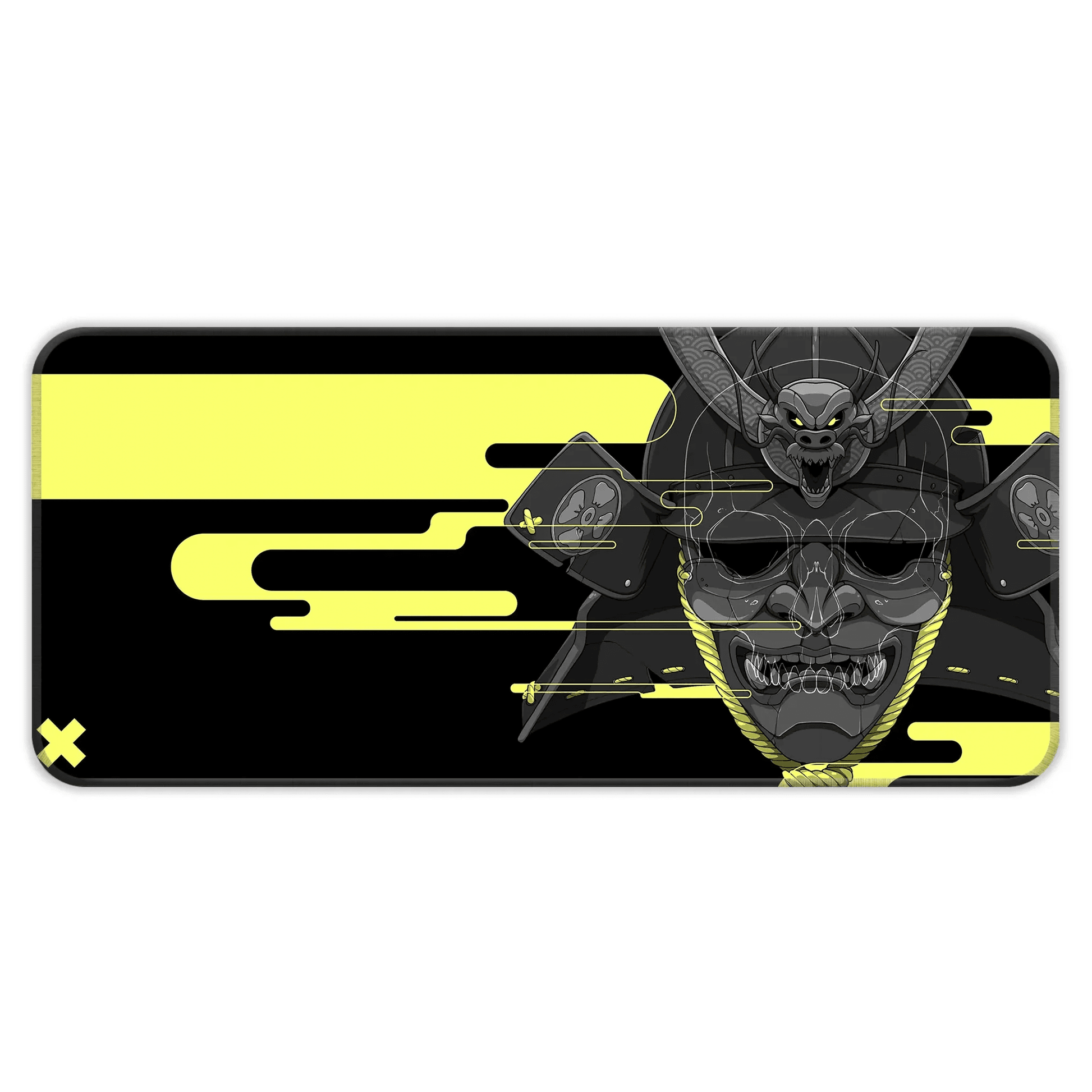 Cyber Oni - Yellow - E-XL Mousepad image 0