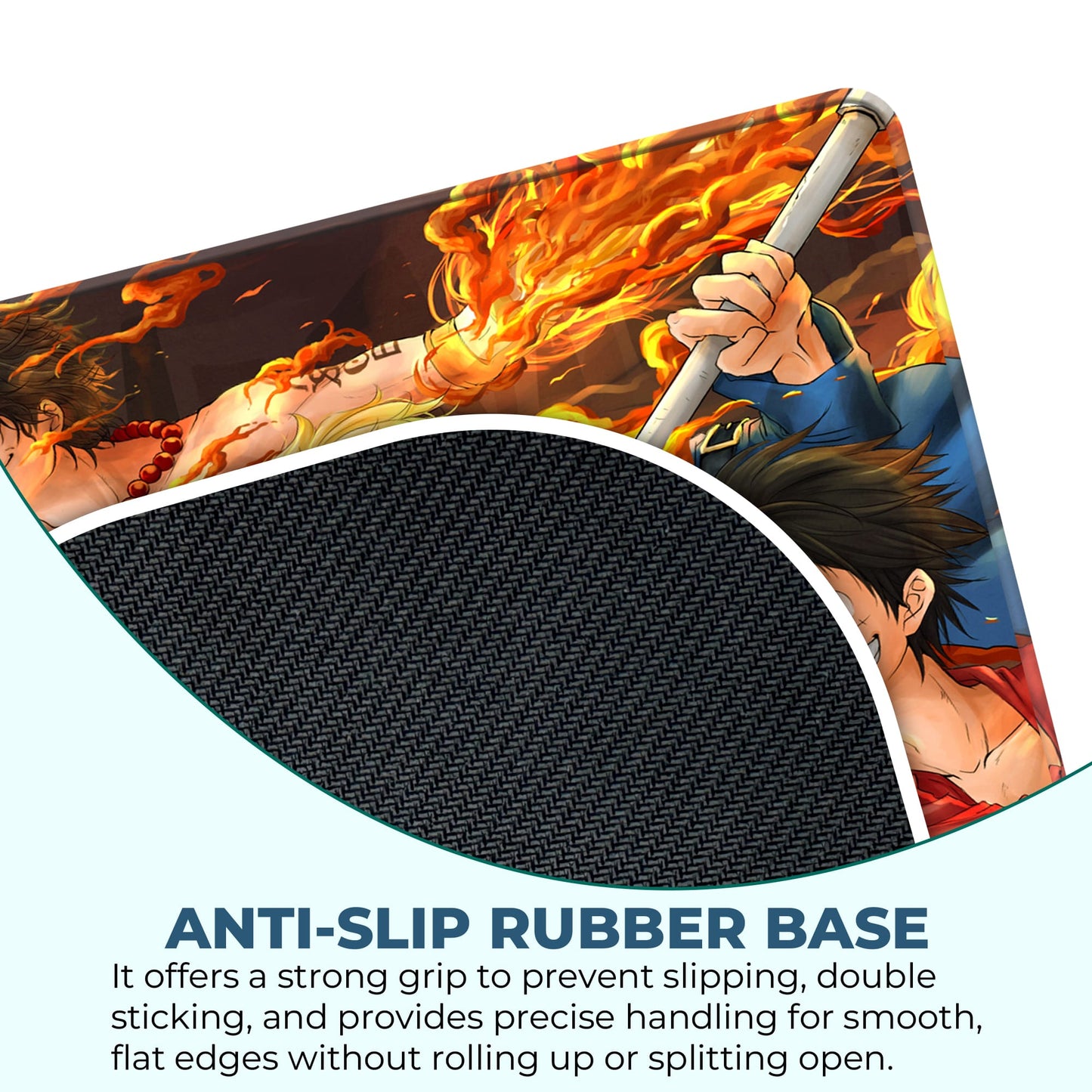 Luffy, Ace and Sabo - S Size Mousepad image 2