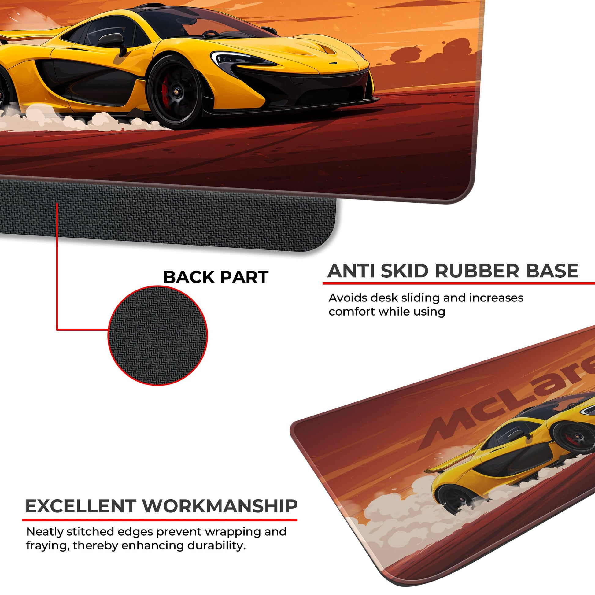 McLaren P1 - E-XL Mousepad image 2