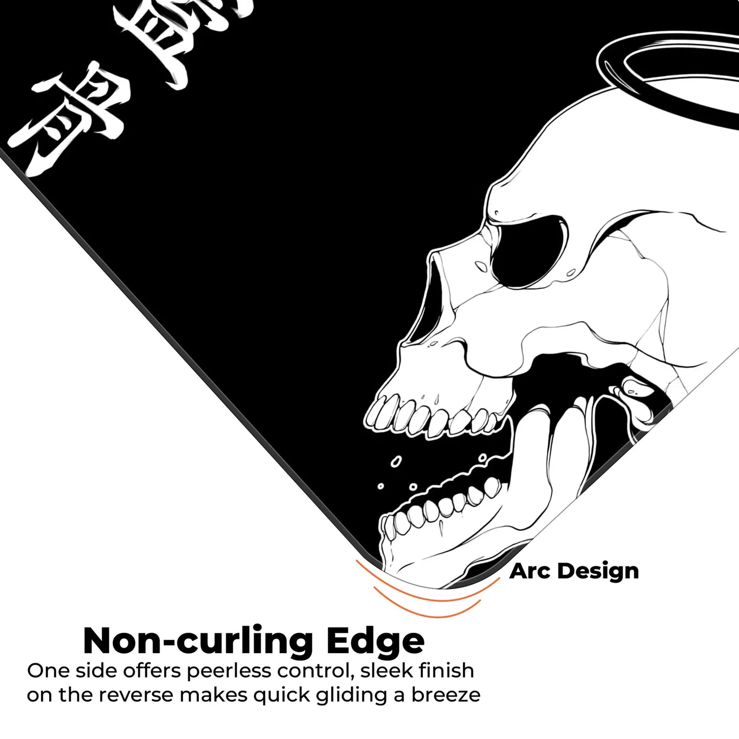 Devil or Angel - Black - E-XL Mousepad image 4