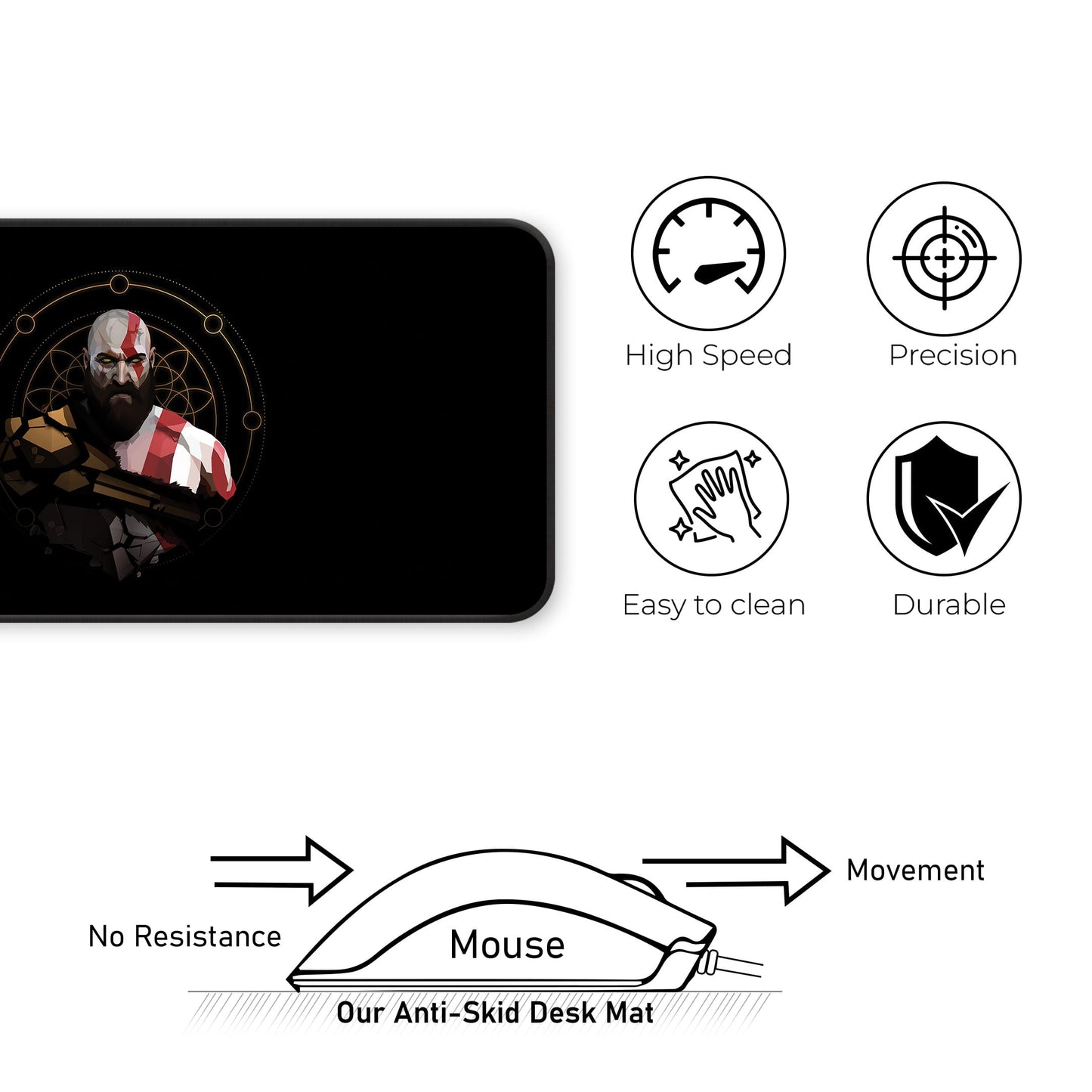 Kratos Abstract - E-XL Mousepad image 3