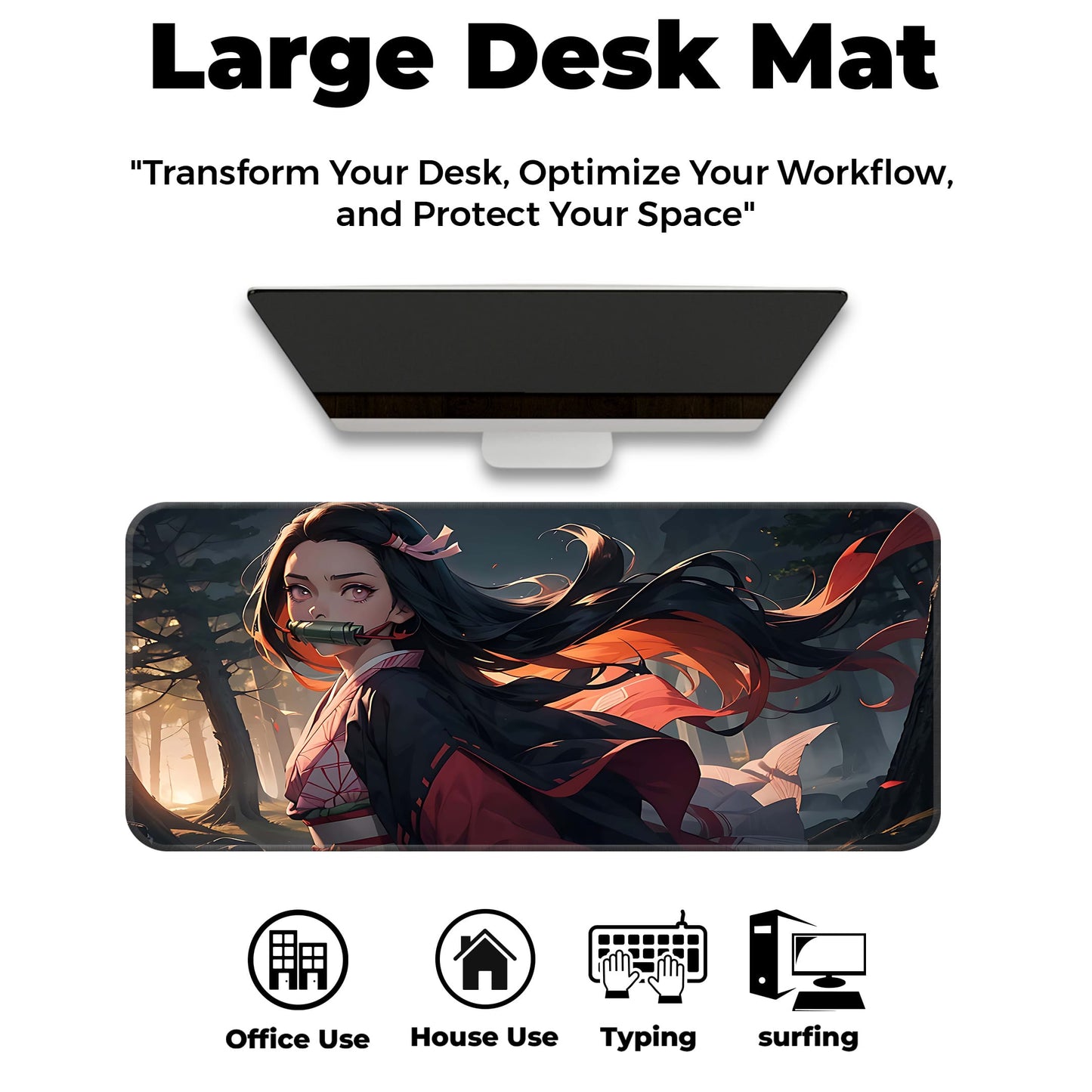 Nezuko Kamado - E-XL Mousepad image 5