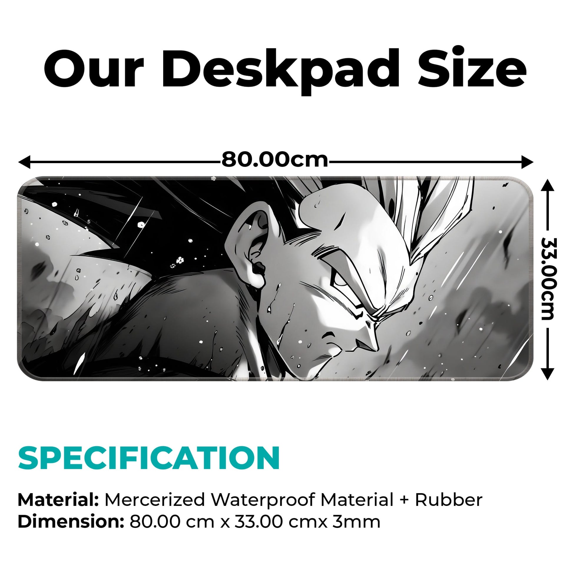 DBZ - Vegeta - E-XL Mousepad image 1