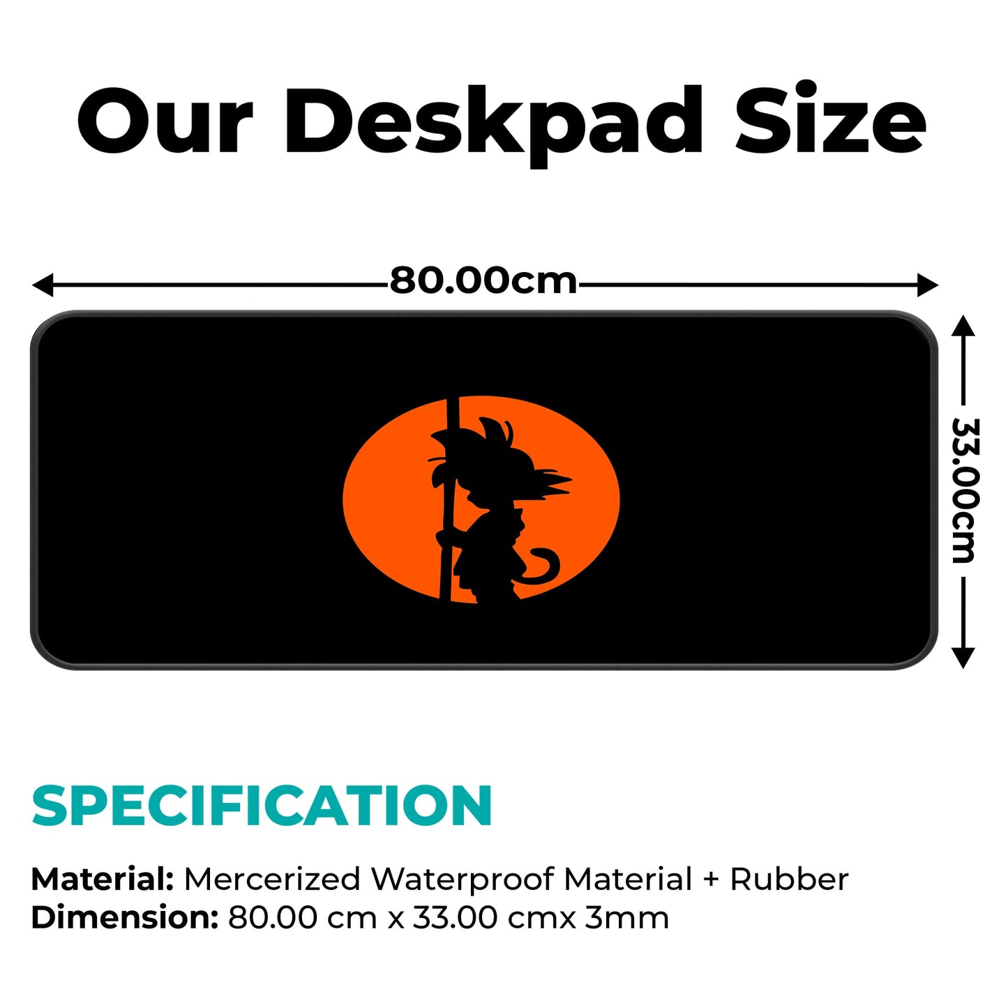 DBZ - Goku Kid - E-XL Mousepad image 1
