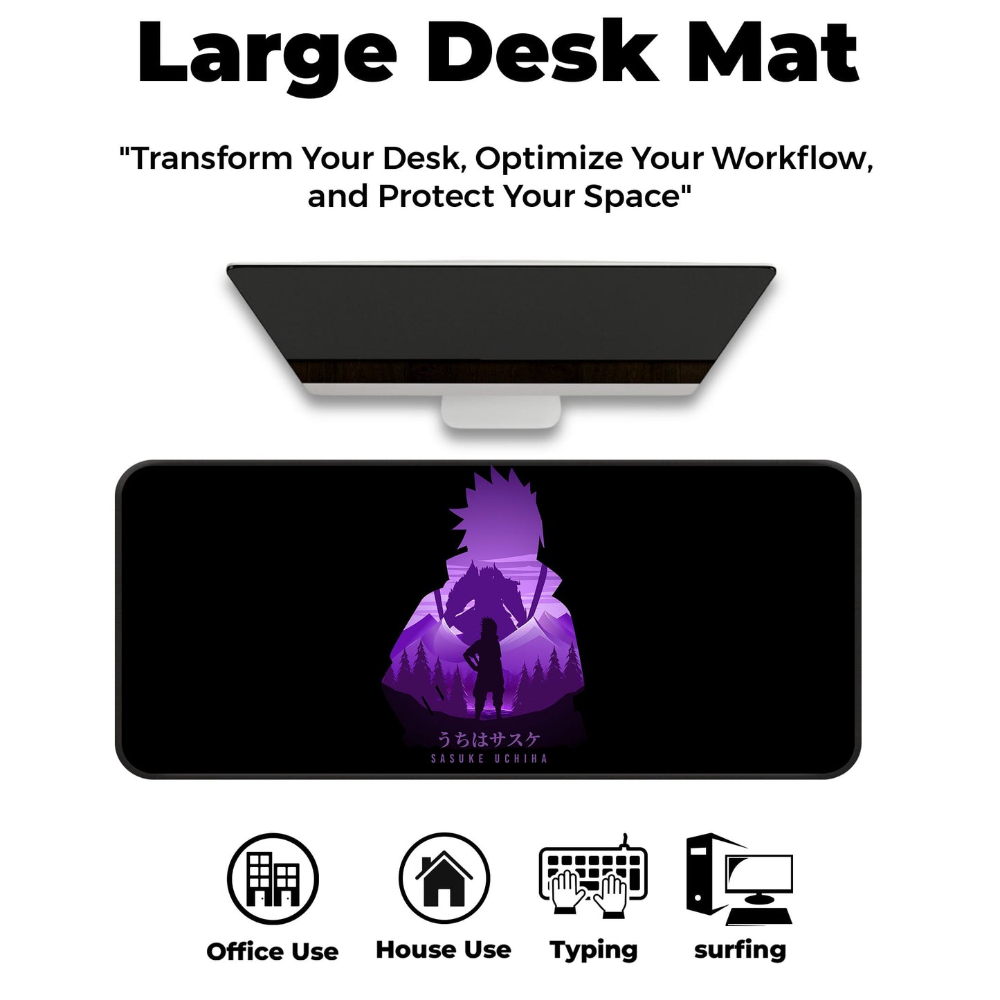 Uchiha Sasuke - E-XL Mousepad image 5