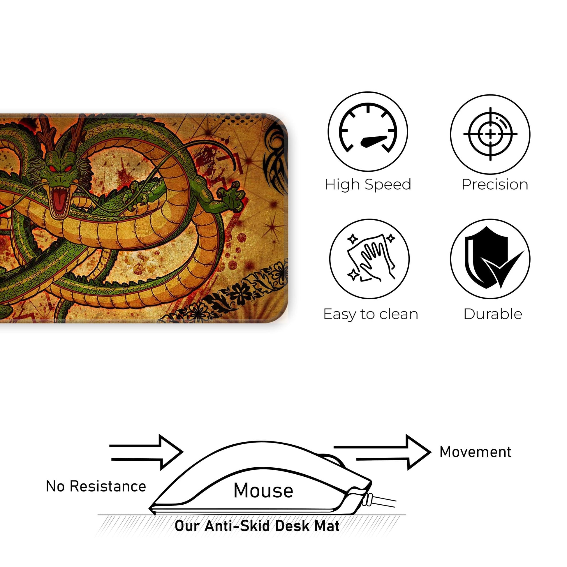 DBZ - Shenron - E-XL Mousepad image 3