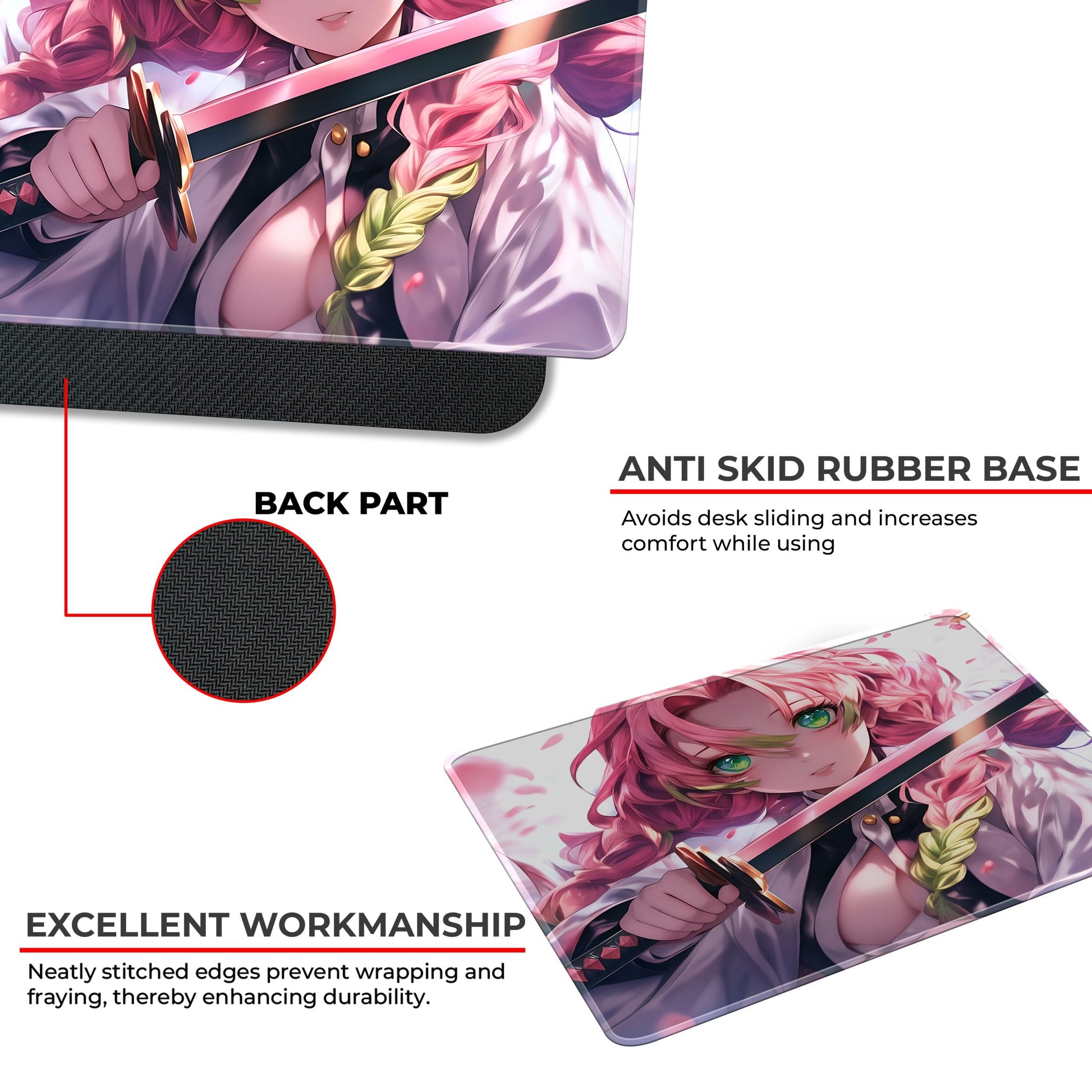 Mitsuri Kanroji - S Size Mousepad image 3