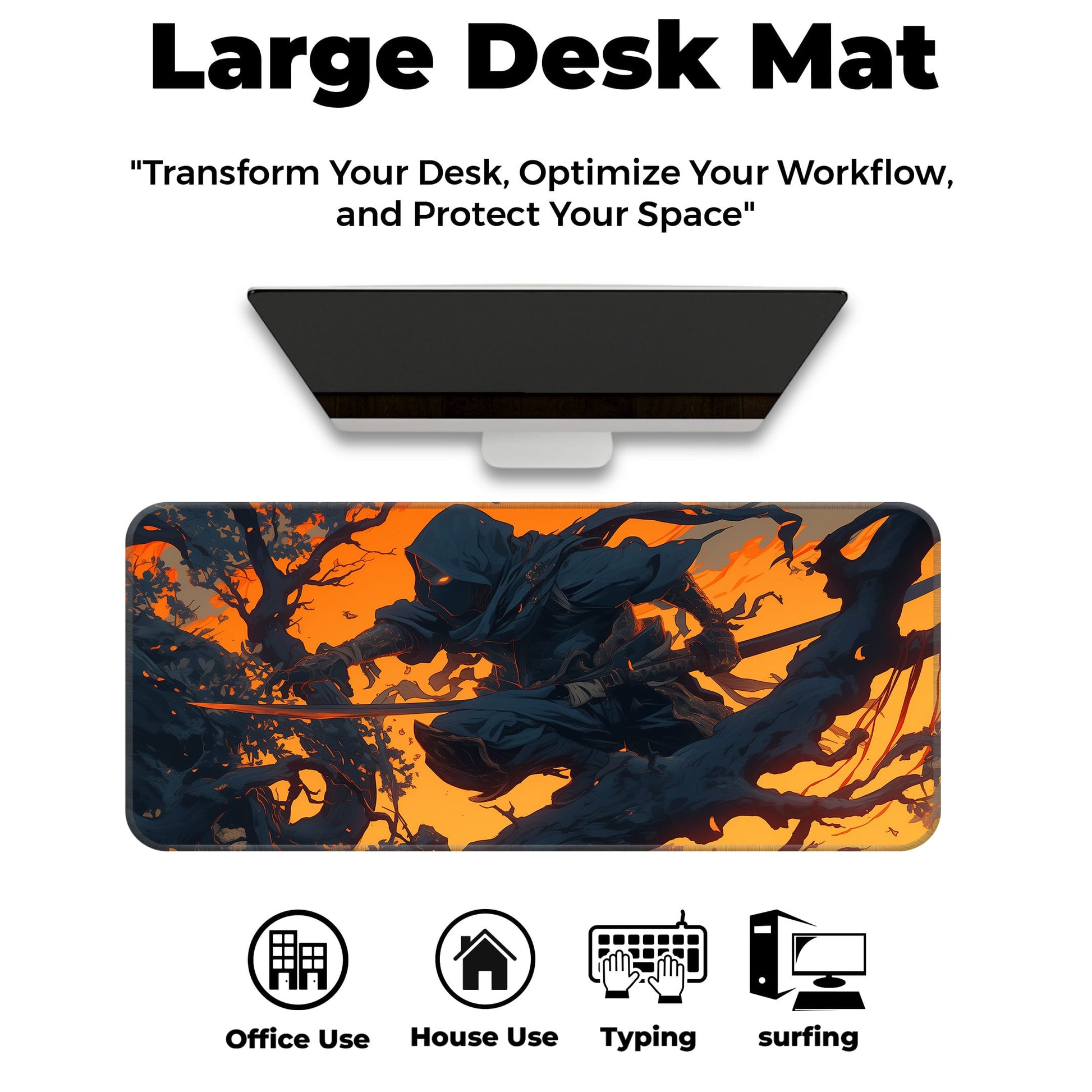 Ninja Abstract - E-XL Mousepad image 5