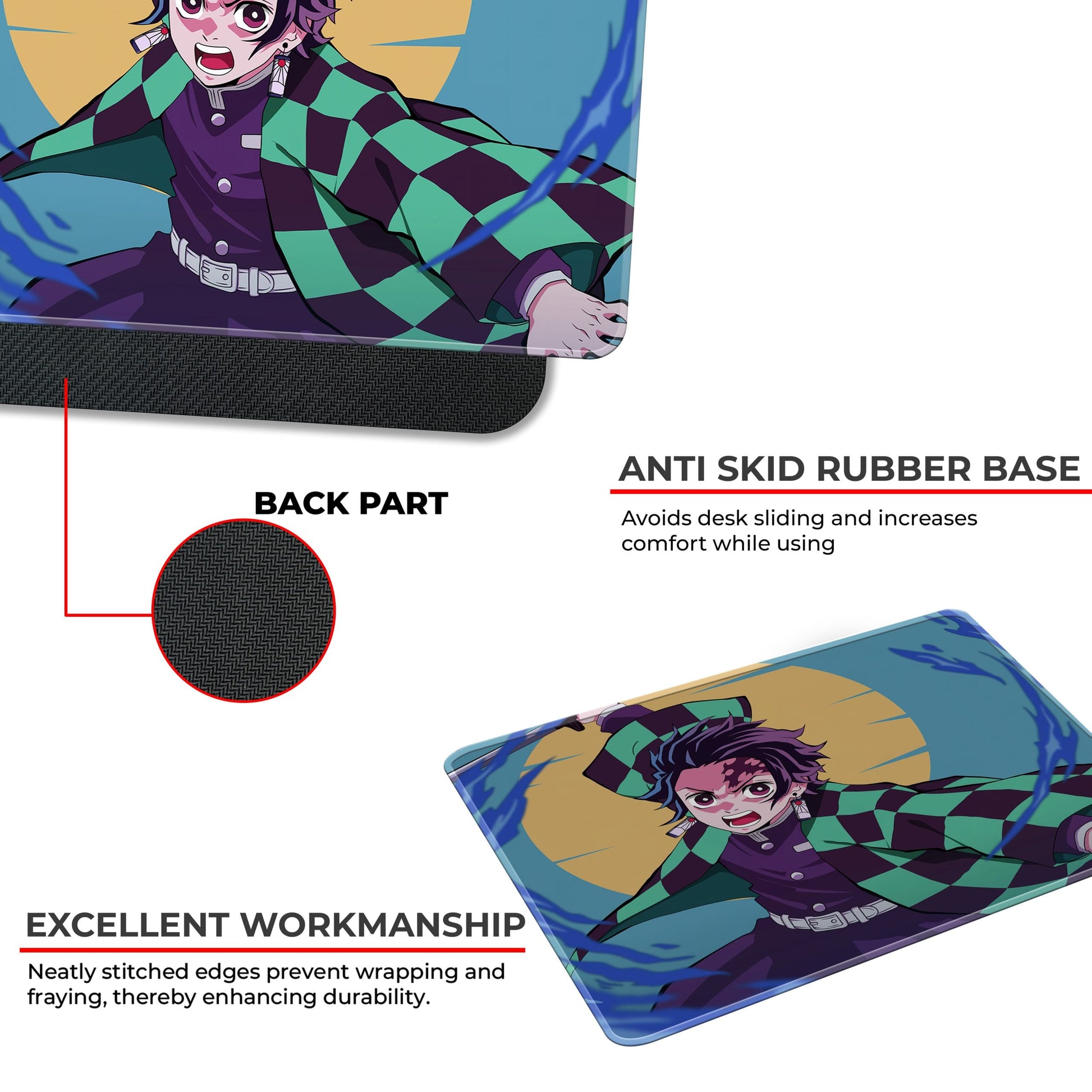 Tanjiro Kamado - S Size Mousepad image 3