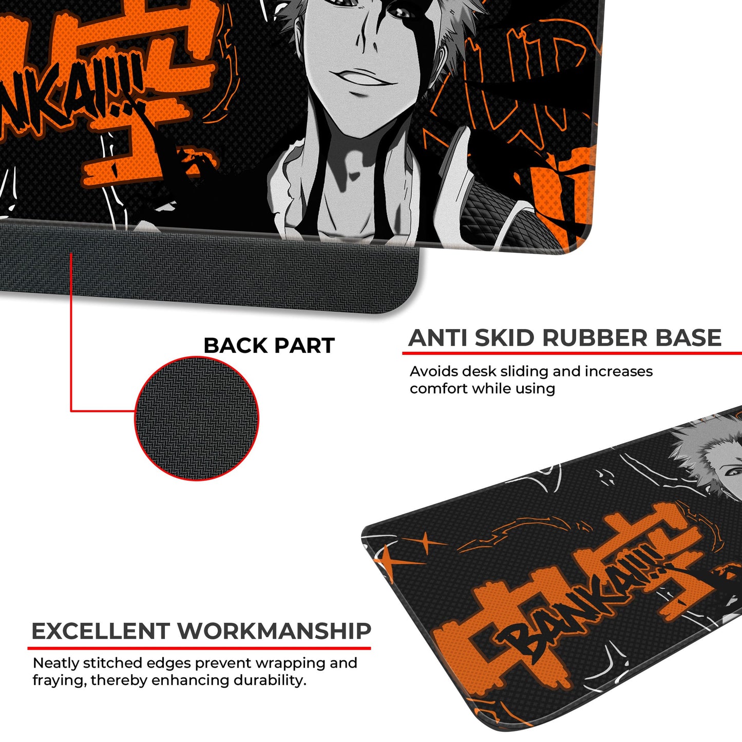 Ichigo Kurosaki - E-XL Mousepad image 2
