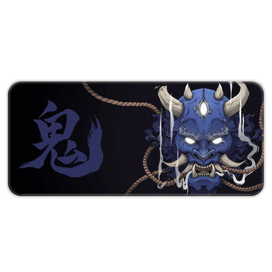 Demon Oni - Blue - E-XL Mousepad image 0