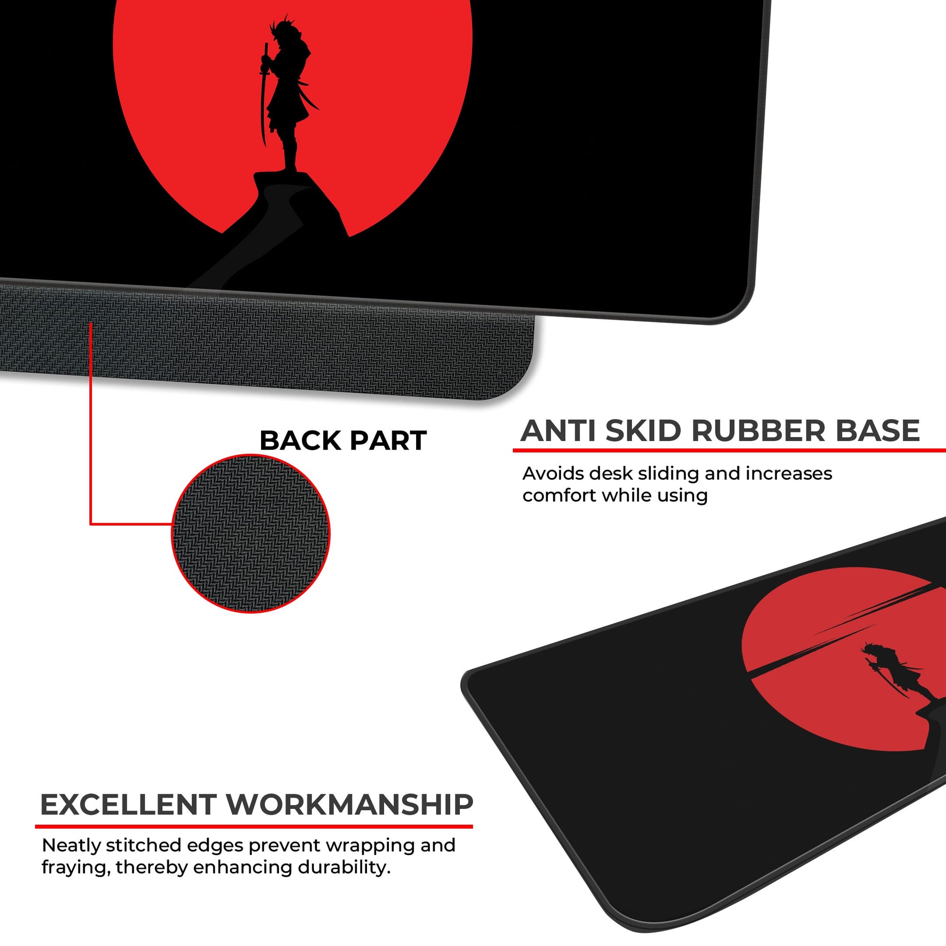Red Ninja - E-XL Mousepad image 2