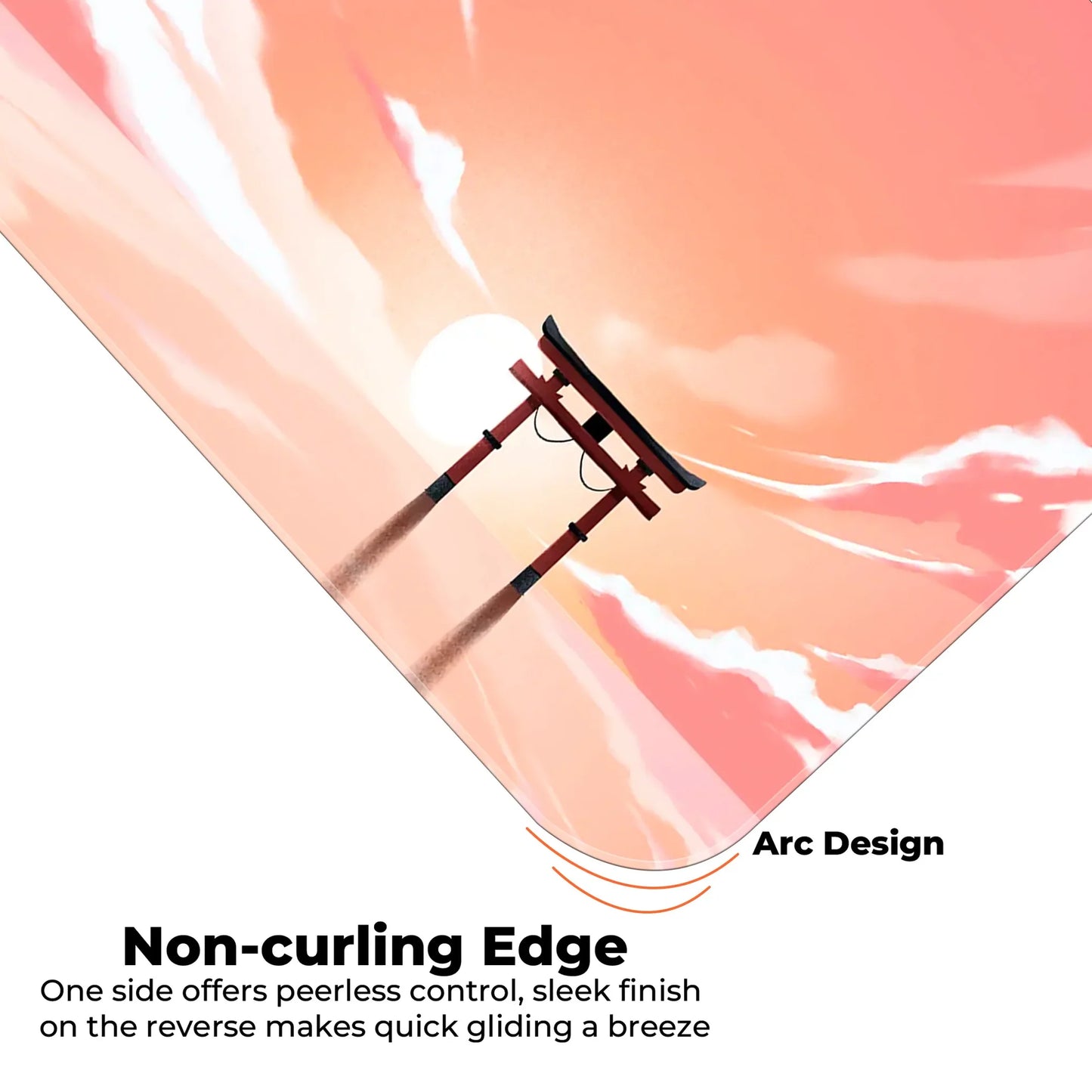 Tori Gate - Sunset - E-XL Mousepad image 4