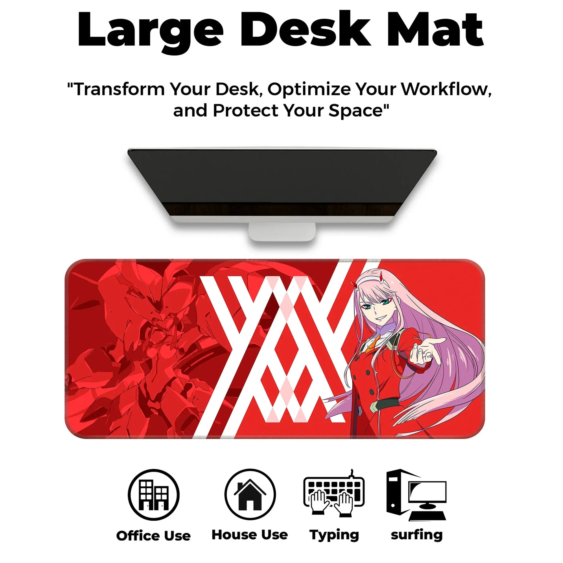 Zero Two - E-XL Mousepad image 5