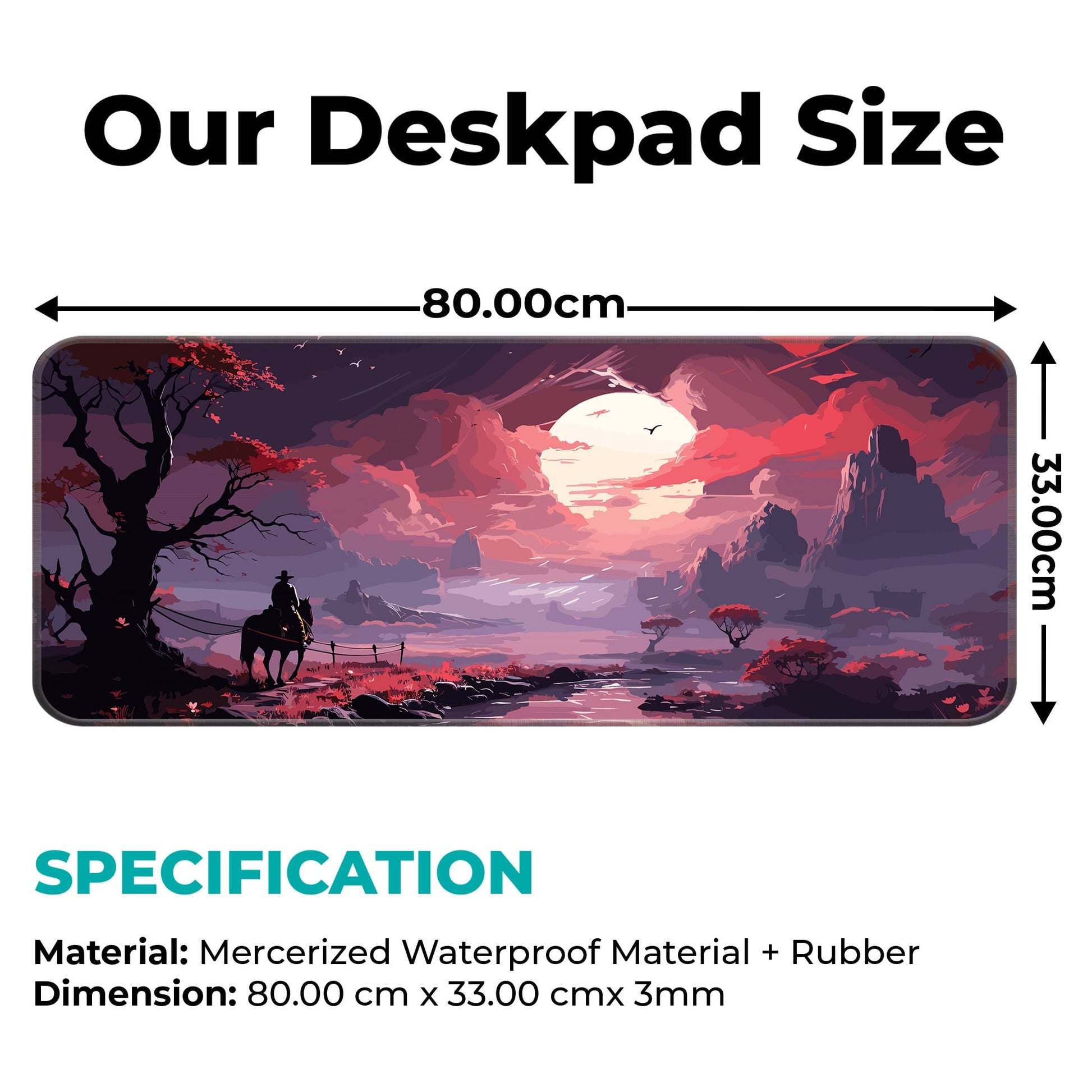 Cowboy Aesthetic - E-XL Mousepad image 1