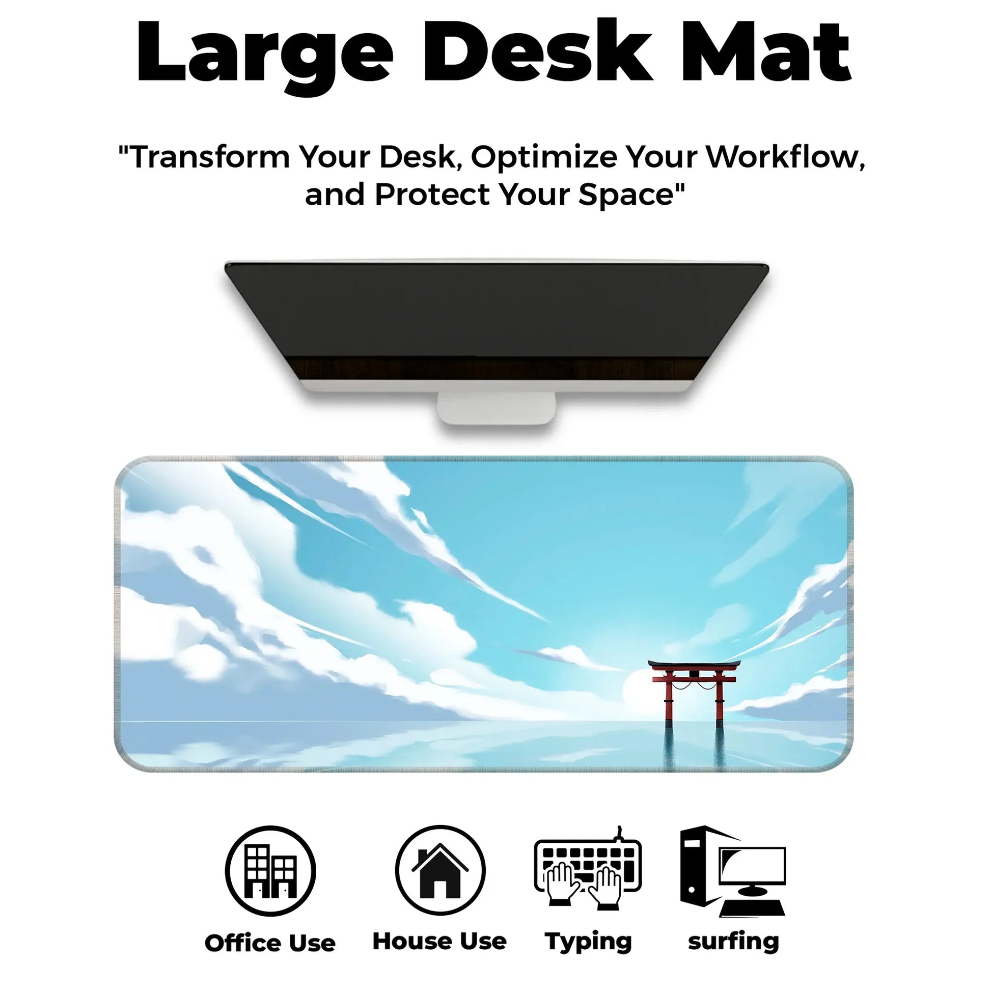Tori Gate - Sunny Day - E-XL Mousepad image 5