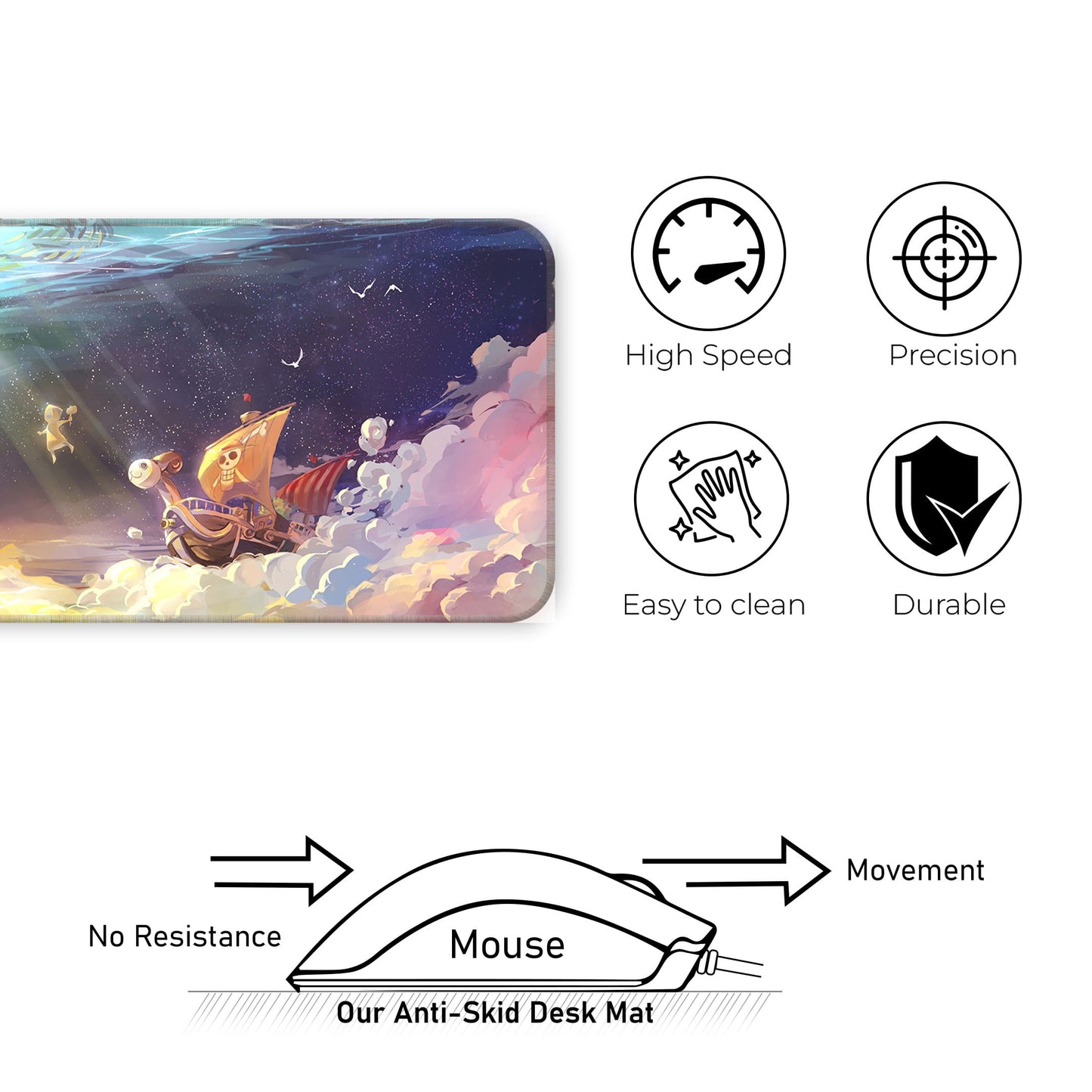 Going Merry - I - E-XL Mousepad image 3