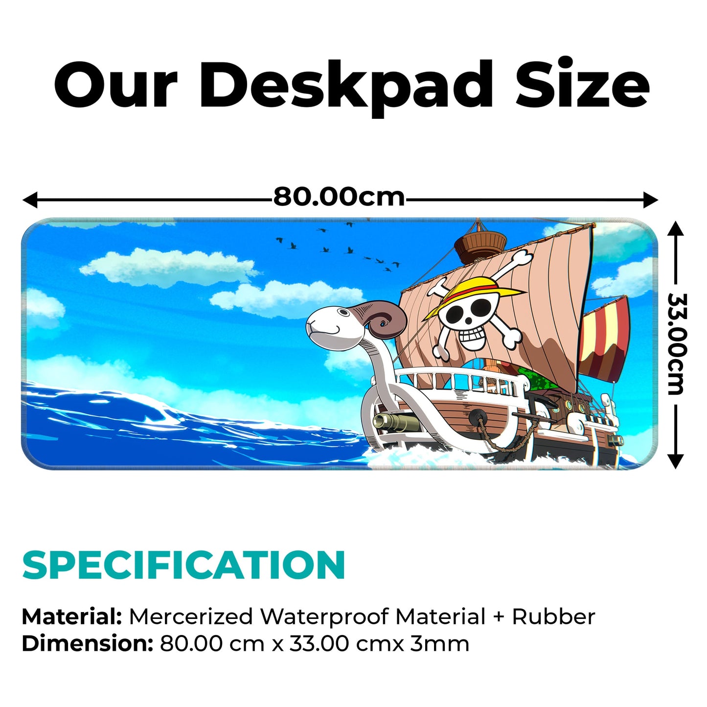 Going Merry - II - E-XL Mousepad image 1