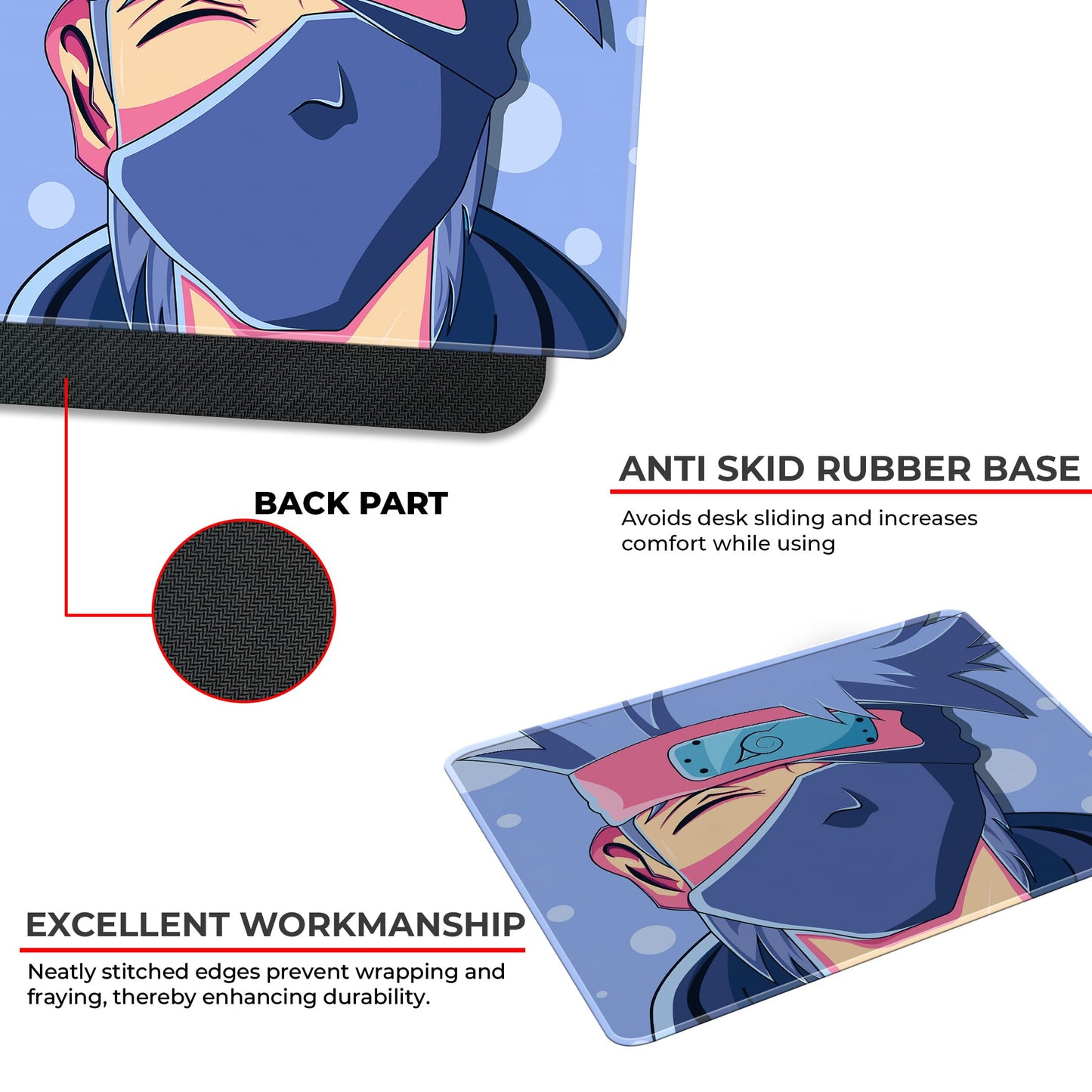 Kakashi - S Size Mousepad image 3
