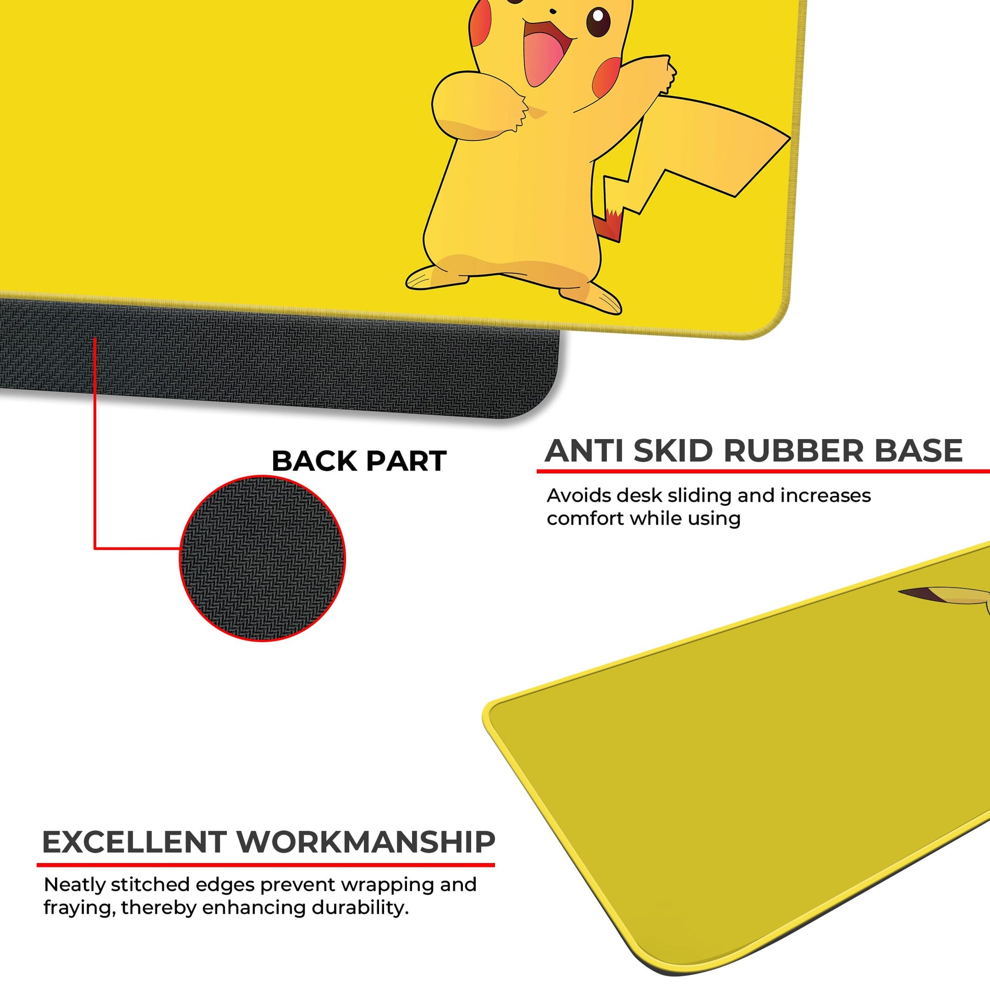Pikachu - E-XL Mousepad image 2