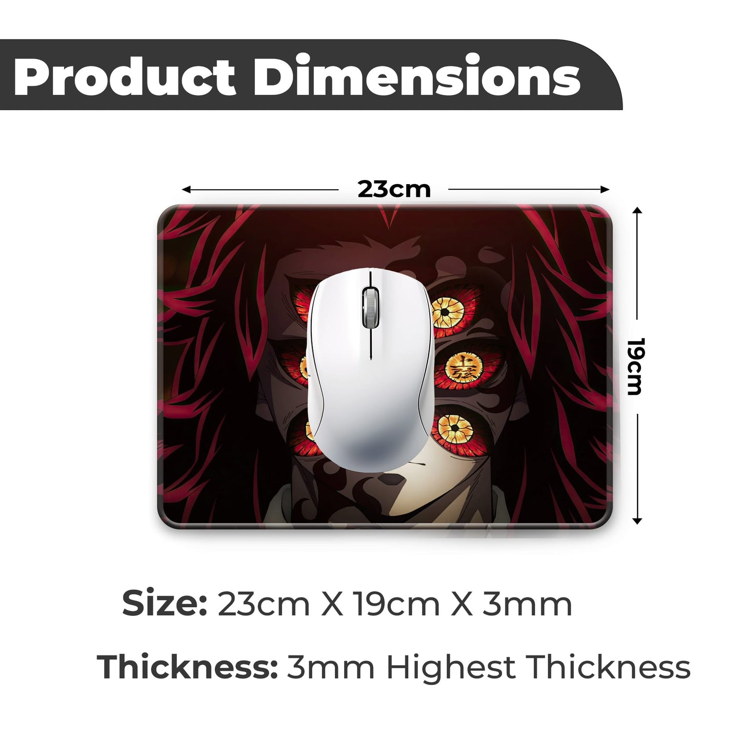 Kokushibo - S Size Mousepad image 1