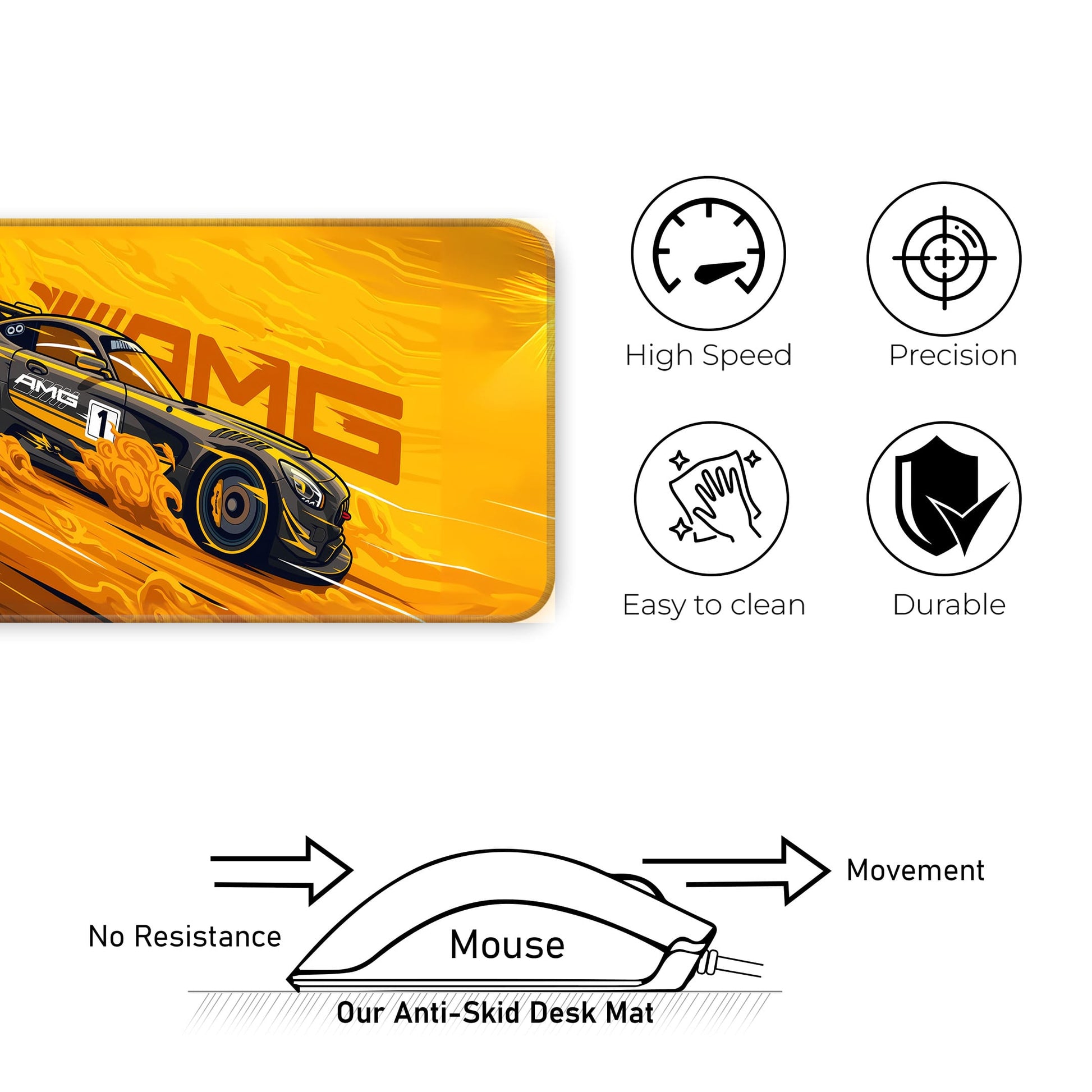 Mercedes AMG - E-XL Mousepad image 3