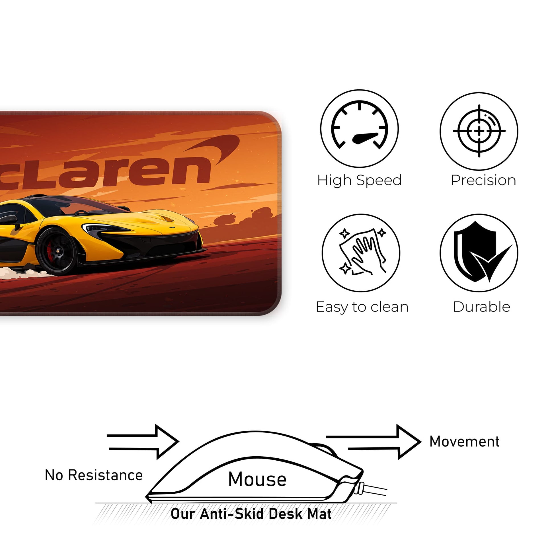 McLaren P1 - E-XL Mousepad image 3