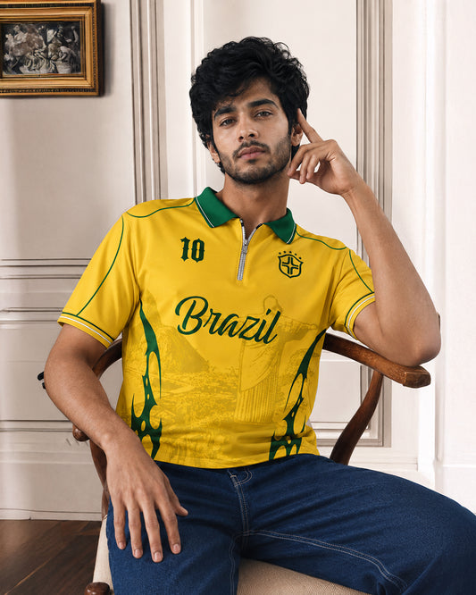 Brazil Zipper Polo