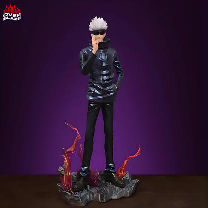 Satoru Gojo Statue — Jujutsu Kaisen Collectible Figure (Interchangeable Heads)