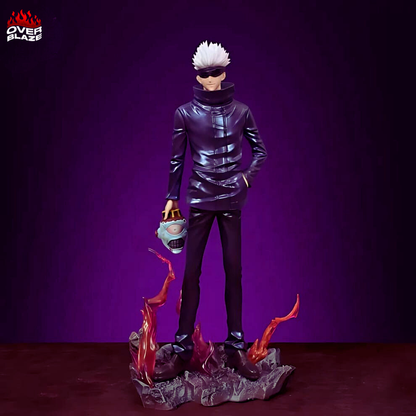 Satoru Gojo Statue — Jujutsu Kaisen Collectible Figure (Interchangeable Heads)