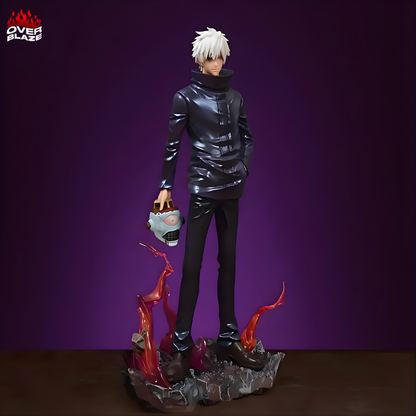 Satoru Gojo Statue — Jujutsu Kaisen Collectible Figure (Interchangeable Heads)