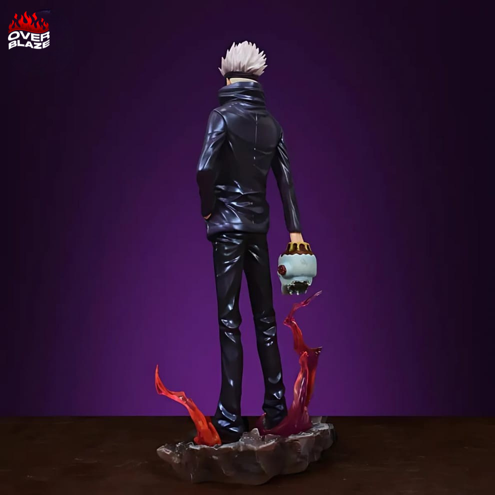 Satoru Gojo Statue — Jujutsu Kaisen Collectible Figure (Interchangeable Heads)
