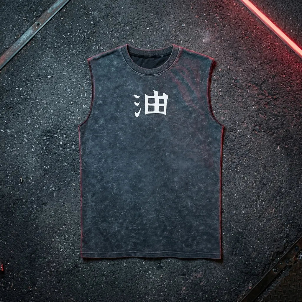 Jiraiya "Pervy Sage"/ Grey Acid Wash Tank