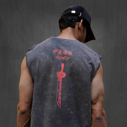 Maki Zenin/Grey Acid Wash Tank