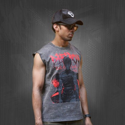 Maki Zenin/Grey Acid Wash Tank