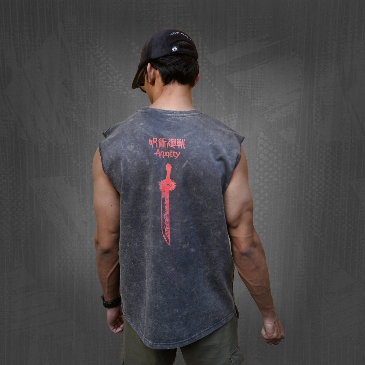 Maki Zenin/Grey Acid Wash Tank