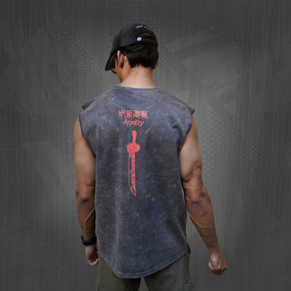 Maki Zenin/Grey Acid Wash Tank