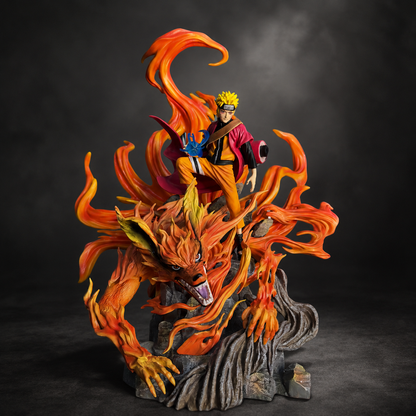 Naruto Uzumaki &amp; Kurama Sage Mode Statue — Naruto Shippuden Diorama Figure