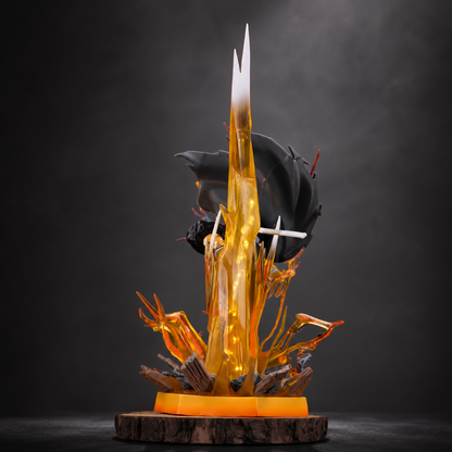 Zenitsu Agatsuma Thunder Breathing Statue — Demon Slayer LED Figure