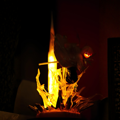 Zenitsu Agatsuma Thunder Breathing Statue — Demon Slayer LED Figure