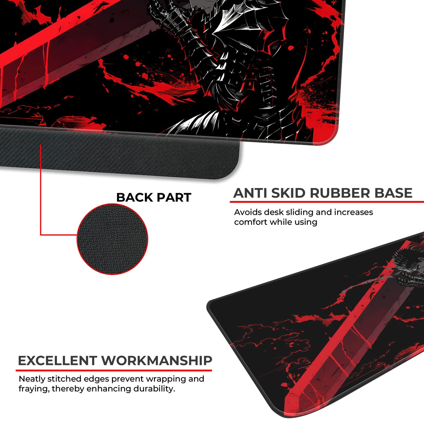 Berserk - Guts - E-XL Mousepad image 2